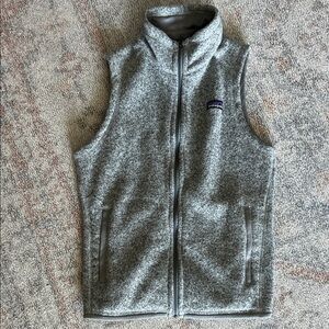 Patagonia Heathered Gray Sleeveless Vest